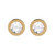 Korvakorut, BOHM PARIS|Boucles D'oreilles Miel avec cristal clair