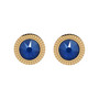 Korvakorut, BOHM PARIS|Boucles D'oreilles Miel avec cristal Royal Blue