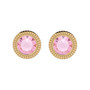 Korvakorut, BOHM PARIS|Boucles D'oreilles Miel avec cristal rose