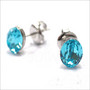 Korvakorut, BOHM PARIS|Boucles D'oreilles Sylvie avec cristal Turqoise
