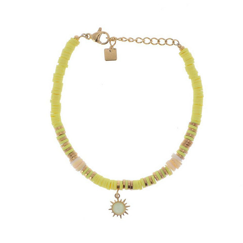 Rannekoru, BOHM PARIS|Bracelet Surf avec cristal jaune