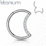Lävistysrengas, Implant Grade Titanium Crescent Moon