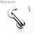 Rustokoru/traguskoru, Implant Grade Titanium Mini Crescent Moon