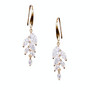 Kristallikorvakorut, ATHENA BRIDAL|Classic Isabella Earrings in Gold