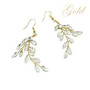 Kristallikorvakorut, ATHENA BRIDAL|Crystal Twine Earrings in GD