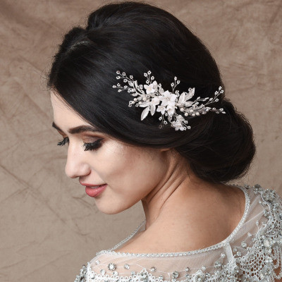 Hiuskoru, ATHENA BRIDAL|Blooming Jasmin Headpiece -Luxe Hair Comb