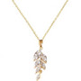 Kristallikaulakoru, ATHENA BRIDAL|Classic Isabella Necklace in Gold