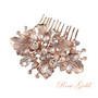 Hiuskoru, ATHENA BRIDAL|Beautiful Natural Pearl Haircomb in Rosegold
