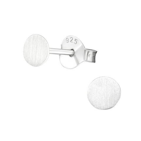 Hopeiset korvanapit, MINIMALISM|Mini Matte Round