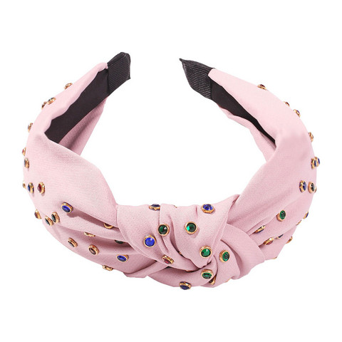 Hiuspanta|SUGAR SUGAR, Pink Knot Hairband -vanhan roosan sävyinen solmupanta