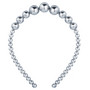 Hiuspanta|SUGAR SUGAR, Silver Pearl Headband -hopeanvärinen panta