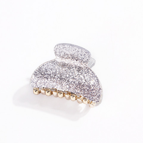 Hiussolki, hainhammas|SUGAR SUGAR, Small Silver Glitter Hairclip
