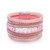 Rannekoru, FRENCH RIVIERA|Wide Boho Pearl Bracelet in Pink