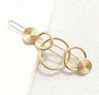Hiuspinni|SUGAR SUGAR, Minimalistic Circles Gold Clip