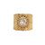 Sormus, BOHM PARIS|Bague Anais avec cristal golden shadow