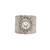 Sormus, BOHM PARIS|Bague Anais rhodium avec cristal clair