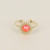 Sormus, BOHM PARIS|Bague Dao avec cristal electric orange delite
