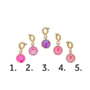 Maskotti/riipus, BOHM PARIS|Lockie Charm Casper nuances rose