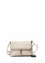 Laukku, BESTINI Paris|Small Handbag in Beige with Gold Details