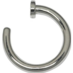 Lävistysrengas, nenärengas Open Nose Hoop 1mm