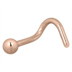 Nenäkoru, nenänappi Titan Roseline® Stud (0,9mm/2,3mm)