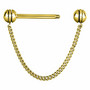 Nännikoru, Steel Zirconline® Rotating Chain Nipple Barbell