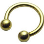 Hevosenkenkä 1,2mm|Titan Zirconline® Horseshoe