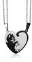 Kirurginteräksinen Best Friends-kaulakoru, Heart Cats