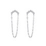 Korvakorut, FRENCH RIVIERA|Chic Modern Earrings in Silver