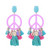 Korvakorut, PAPARAZZI|Peace Earrings in Pink