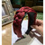 Hiuspanta|SUGAR SUGAR, Chunky Braided Hairband in Dark Red