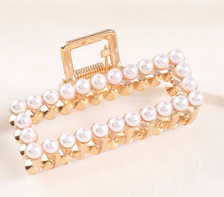 Hiussolki, hainhammas|SUGAR SUGAR, Simple Pearl Hairclip in Gold -  Koruliike Romeo & Julia