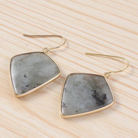 Korvakorut, NATURE COLLECTION|Labradorite with Gold Details