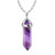 NATURE COLLECTION|Amethyst Crystal Necklace -ametisti luonnonkivikoru