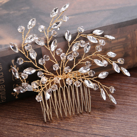 Hiuskoru, hiuskampa ROMANCE| Sparkly Hairpiece in Gold