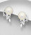 Hopeanapit, PREMIUM COLLECTION|Romantic Freshwater Pearl Earstuds