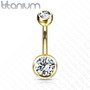 Napakoru, Mini Implant Grade Titanium Double Crystal in Gold