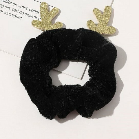 Donitsi/Scrunchie|SUGAR SUGAR, Christmas Reindeer in Black