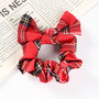 Donitsi/Scrunchie|SUGAR SUGAR, Red Bowtie Tartan Scrunchie