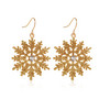 Joulukorvakorut, Gold Snowflake