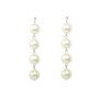 Korvakorut, FRENCH RIVIERA|Long Pearl Earrings in Silver