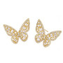 Korvakorut, FRENCH RIVIERA|Gold Butterflies -perhoskorvakorut