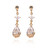 Juhlakorvakorut, ROMANCE|Romantic Teardrop Earrings in Champagne