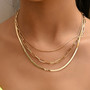 Kerroskaulakoru, FRENCH RIVIERA|Simple Layer Necklace in Gold