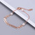 Kirurginteräsrannekoru, FRENCH RIVIERA|Goddess Chain in Rosegold