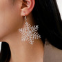 Joulukorvakorut, Large Frosty Snowflake