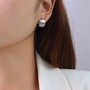 Kirurginteräsrenkaat, FRENCH RIVIERA|Small Matte Steel Hoops