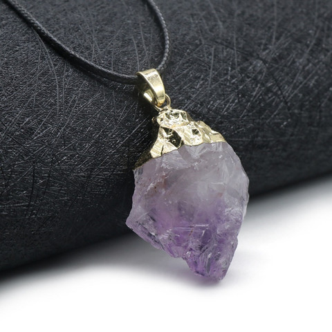 Kaulakoru, NATURE COLLECTION|Amethyst Necklace with Gold Details