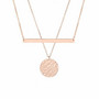 Kirurginteräskorusetti, FRENCH RIVIERA|Noemie Rosegold Necklace Set