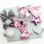 Lasten hiuskorusetti, Pink & Silver Princess  -pinnisetti